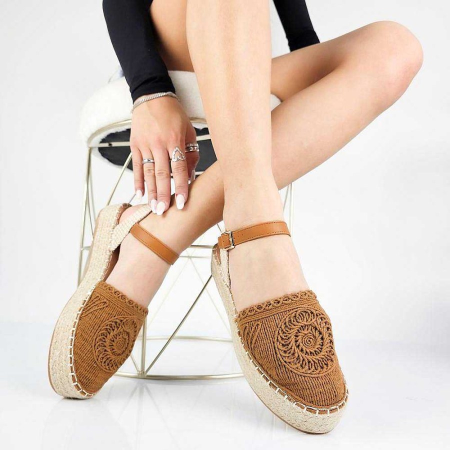 Claros Calzature Claros - Paz - Espadrillas Donna Tallone Scoperto | Scarpe Basse