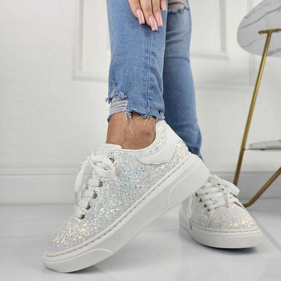 Claros Calzature Claros - Randi - Sneakers Donna Glitterate | Sneakers